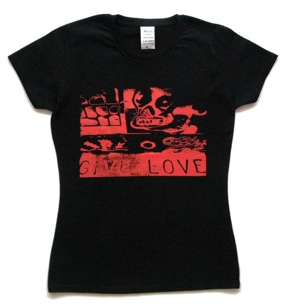 Foto Give Love - Camiseta Mujer - Negro