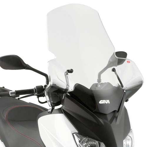 Foto GIVI Cúpula transparente 30 cm más alta que la original para Yamaha X-MAX 125-250 2010