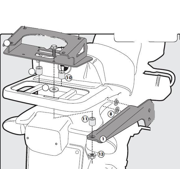 Foto Givi SR694 - Soporte maleta trasera bmw r1100r / r1150gs