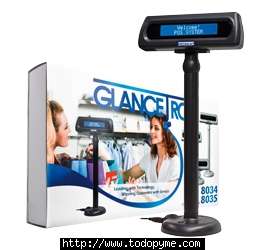 Foto Glancetron 8035, kit (USB), black, USB [Customer display, 2x20 charact