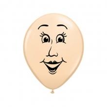 Foto Globos Qualatex Redondos Q5 - Caras Mujer 100u.