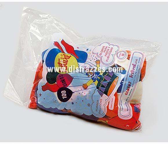 Foto Globos redondos de colores variados (Bolsa de 100)