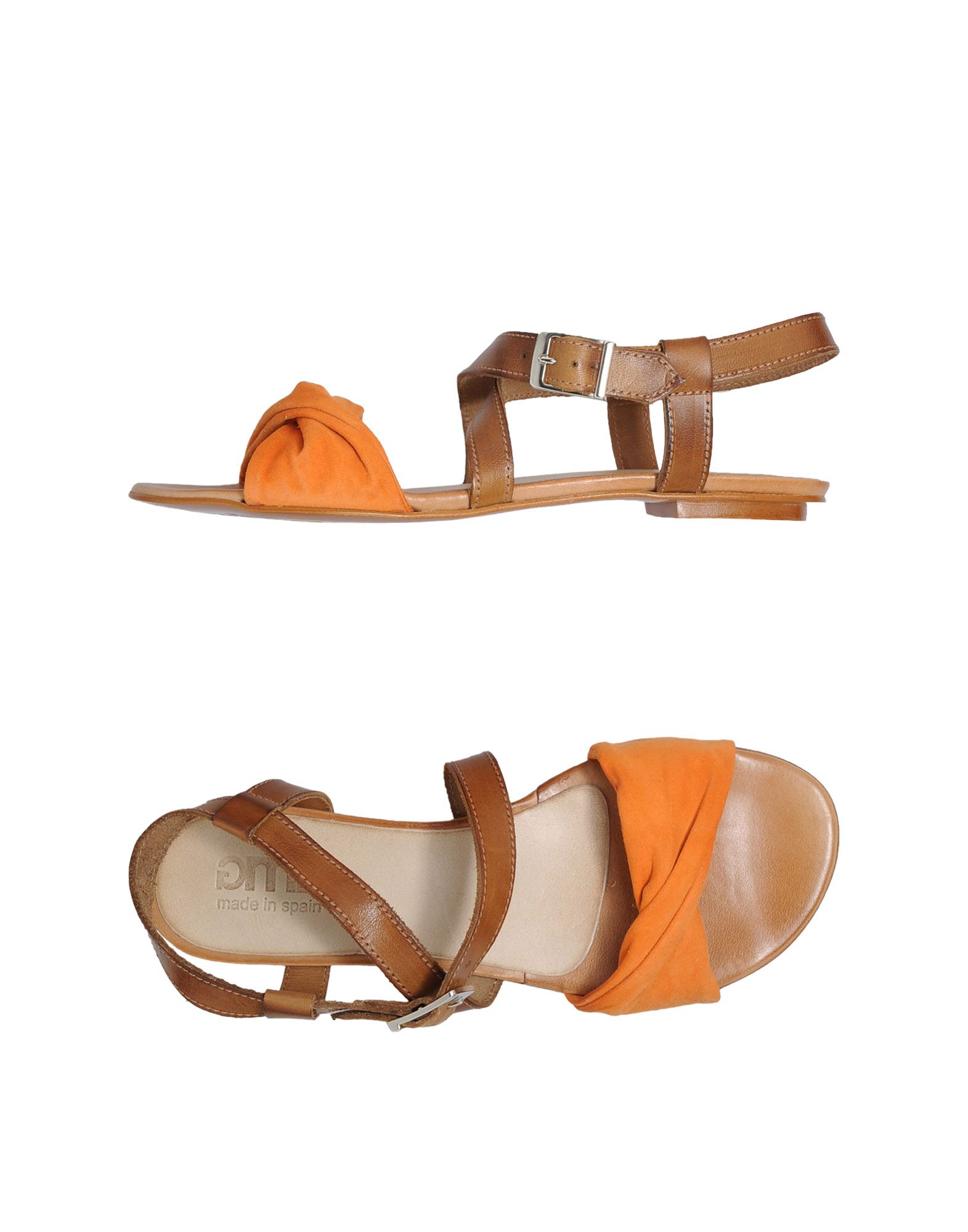 Foto Gmd Sandalias Con Cierre Mujer Naranja