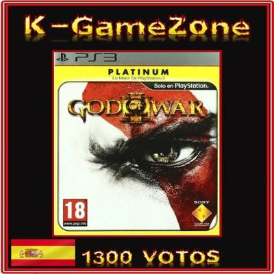 Foto God Of War 3 Iii Gow 3 Pal España Ps3 Nuevo Precintado Platinum