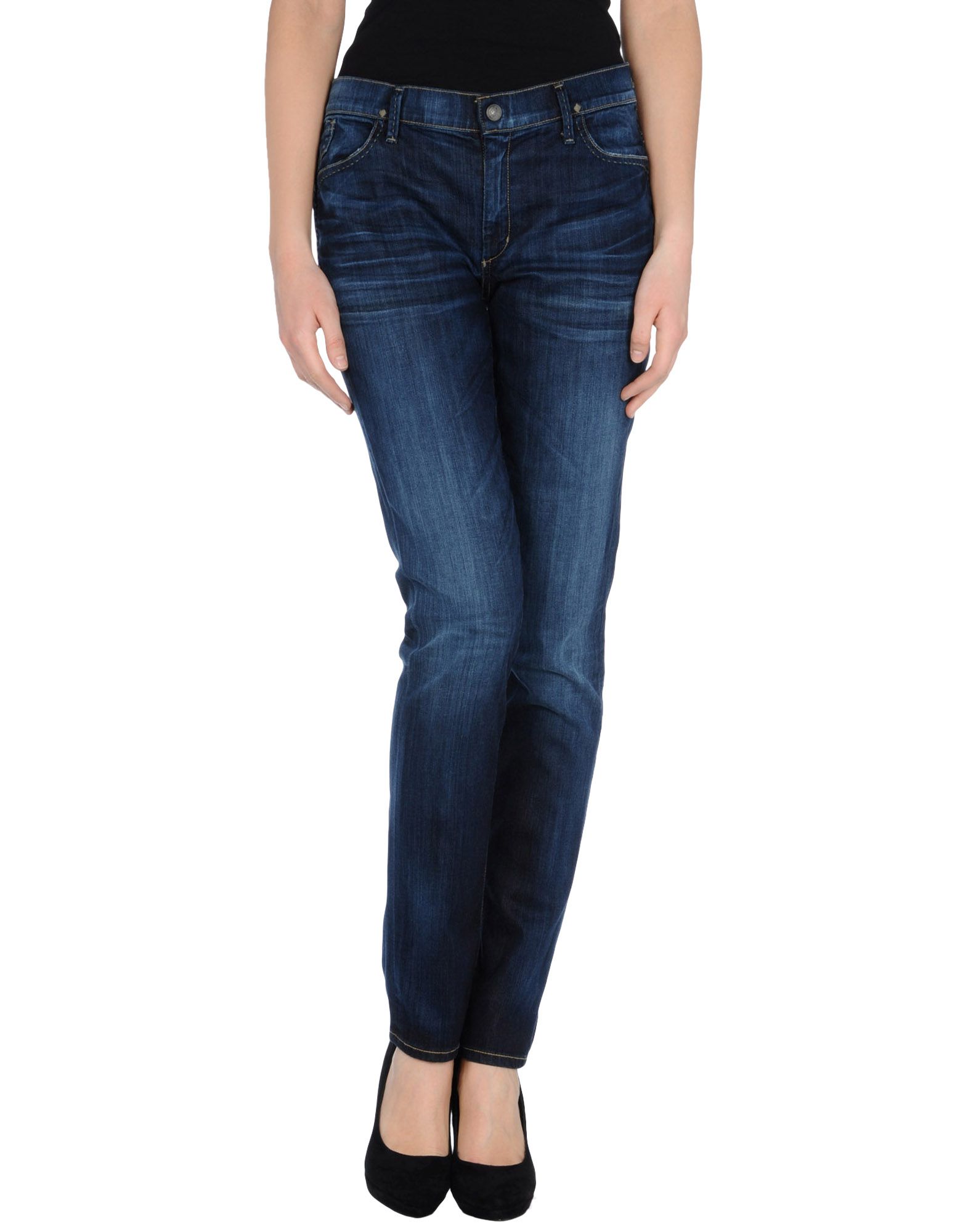 Foto Gold Sign Pantalones Vaqueros Mujer Azul marino