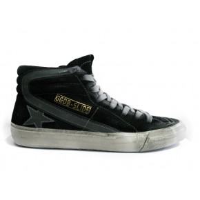 Foto GOLDEN GOOSE - sneakers Slide Black - ante y lana - G23D124 - F25 - o 40