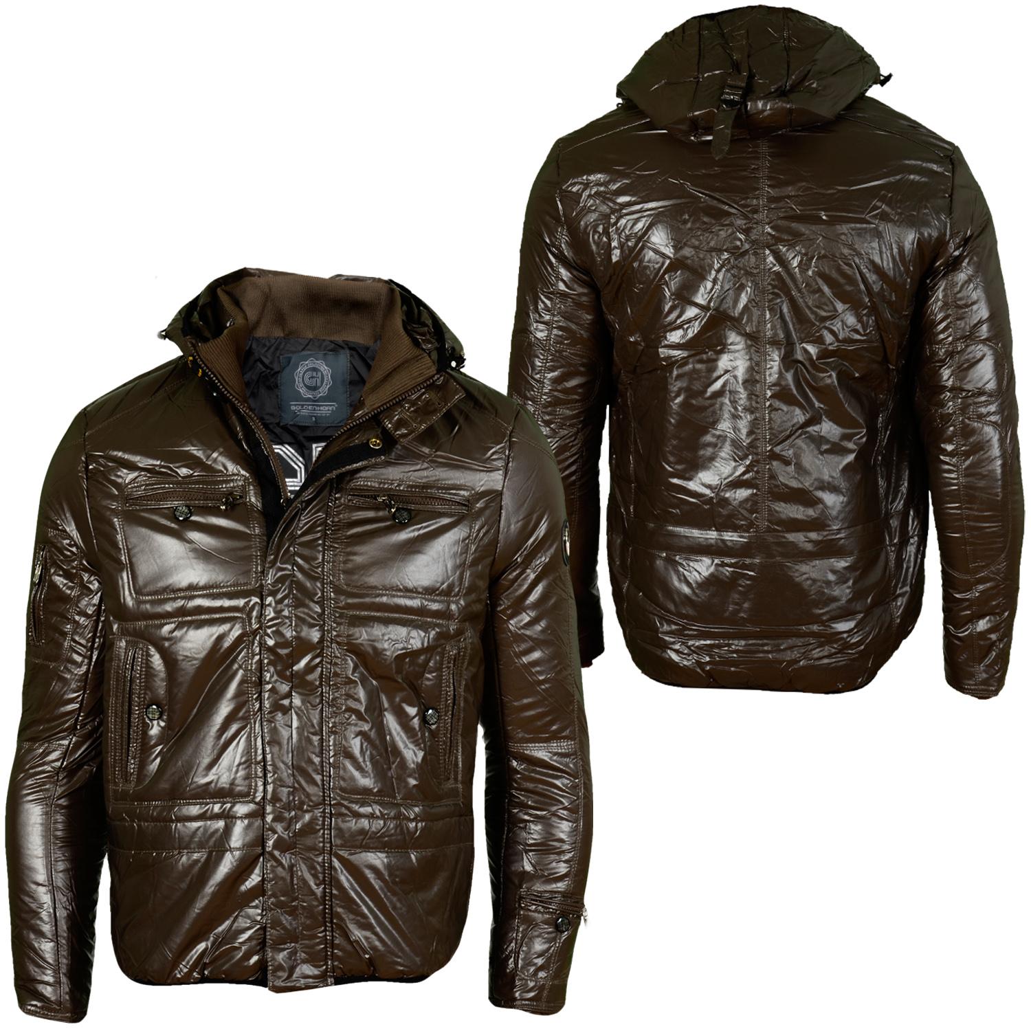 Foto Golden Horn Favour Hombres Chaquetas De Invierno Marrón