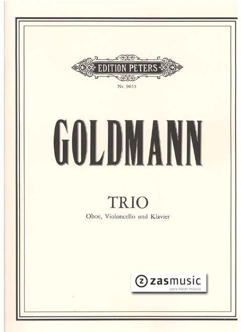 Foto goldmann, friedrich: trio fur oboe violoncello und klavier (