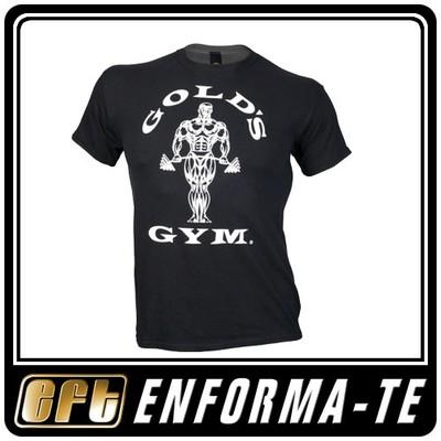 Foto Golds Gym Camiseta Manga Corta Negra, Talla L (classic Gold's Gym Logo Tshirt)
