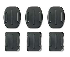 Foto GoPro Juego de Bases Planas y Curvas