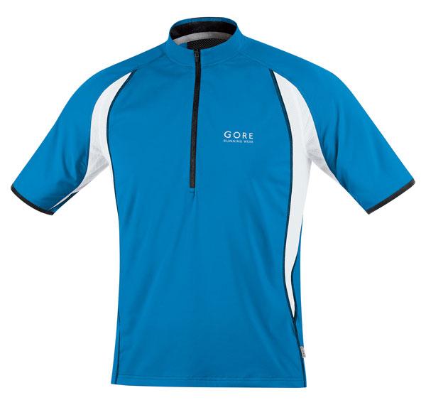 Foto Gore Running Air Zip Shirt Splash Blue Man