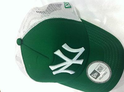 Foto Gorra   Trucker York Yankees  Talla Unica Color  Verde  Mod Rejilla Blanca