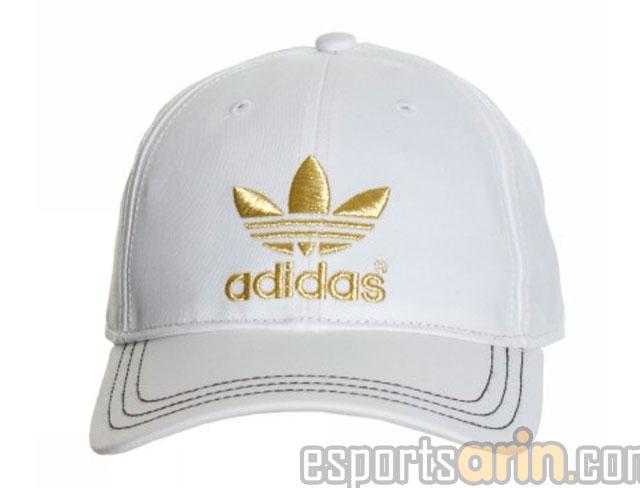Foto Gorra Adidas AC Classic blanco y oro - Envio 24h