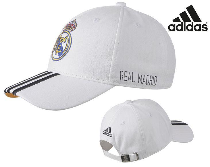 Foto Gorra Adidas del Real Madrid blanca y negra