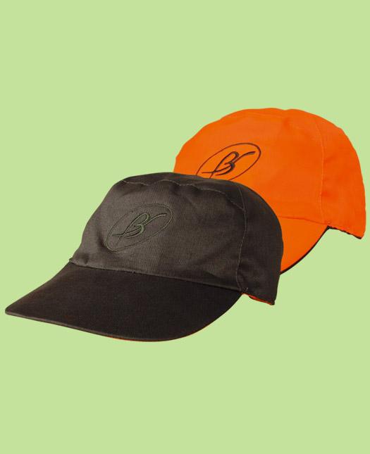 Foto Gorra caza naranja caqui reversible