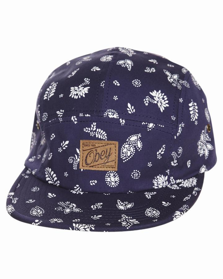 Foto Gorra Con 5 Paneles Yuma De Obey - Índigo Cambray