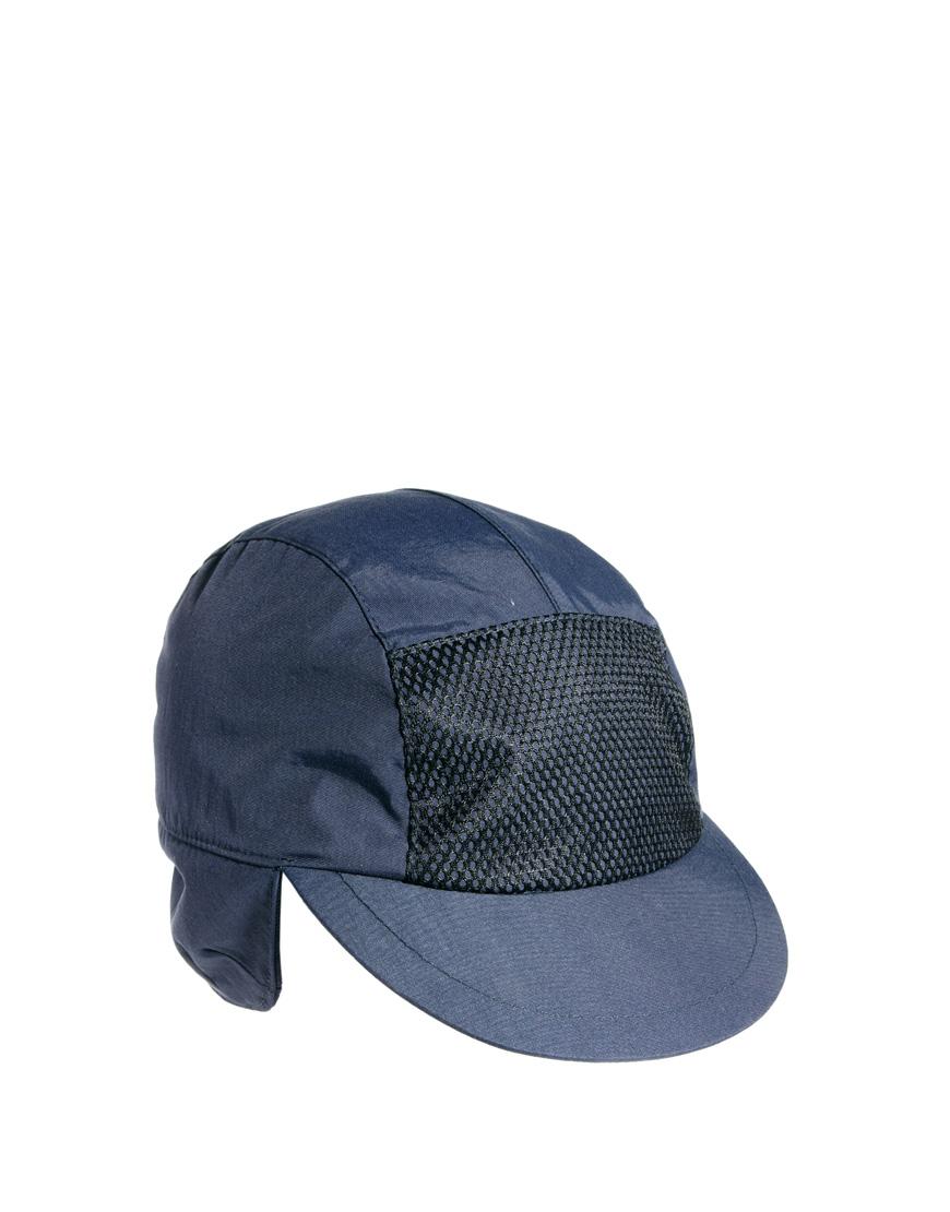 Foto Gorra de 5 paneles con orejeras de ASOS BLACK x Puma Azul marino