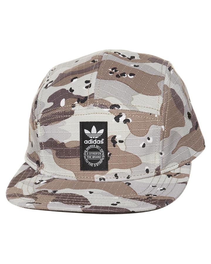 Foto Gorra De 5 Paneles Run De Adidas, Visera Plana - Kakiterre
