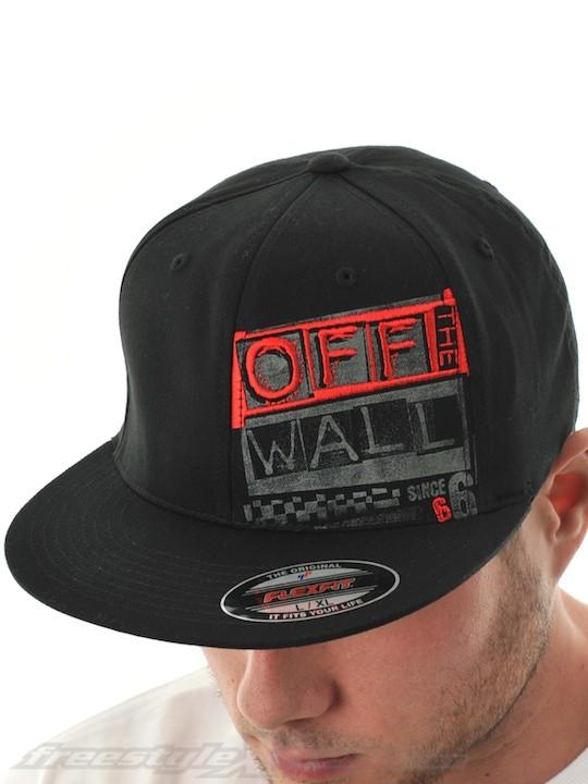 Foto Gorra Flexfit Visera Plana Vans Stenciled Negro