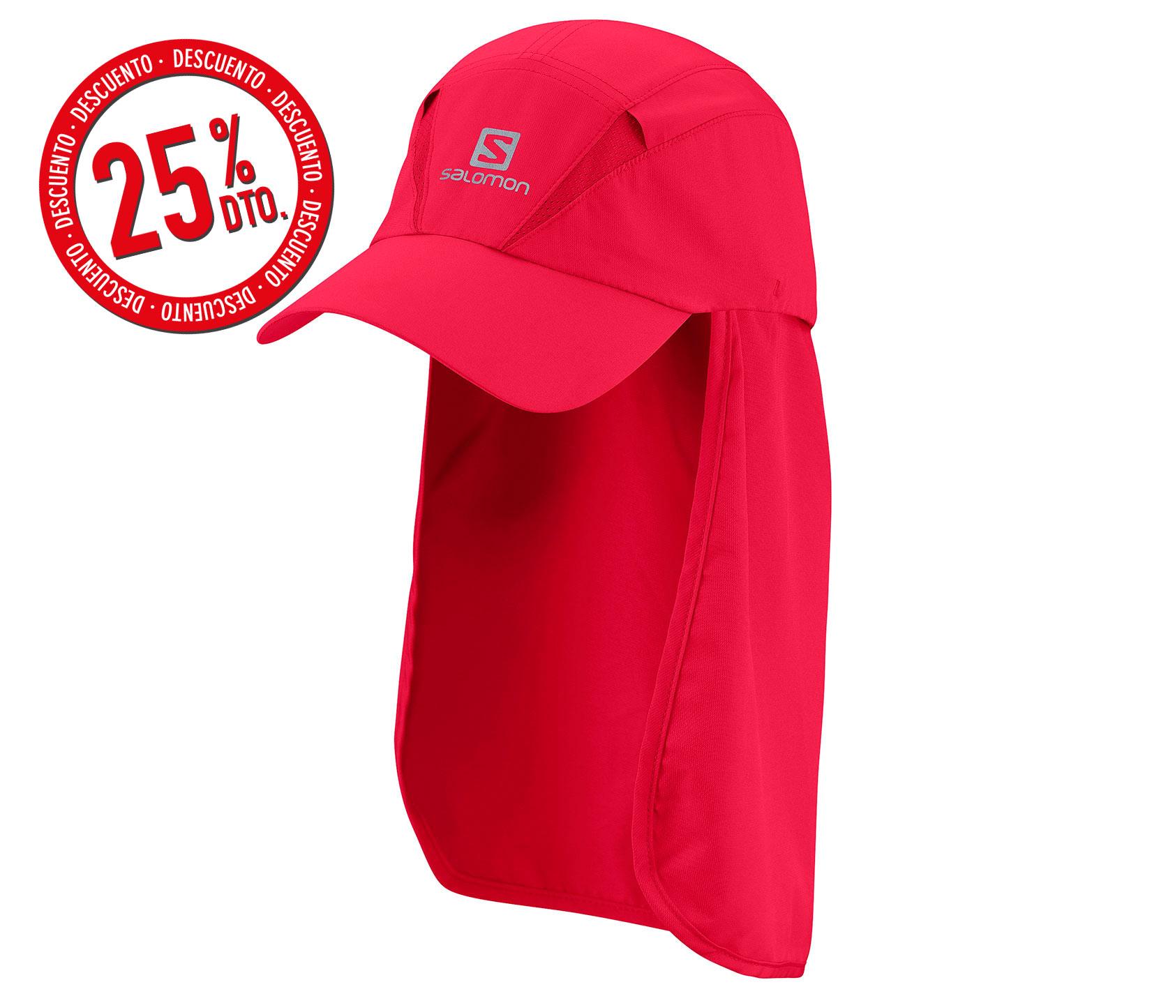 Foto Gorra Salomon Xa + Cap II Rojo