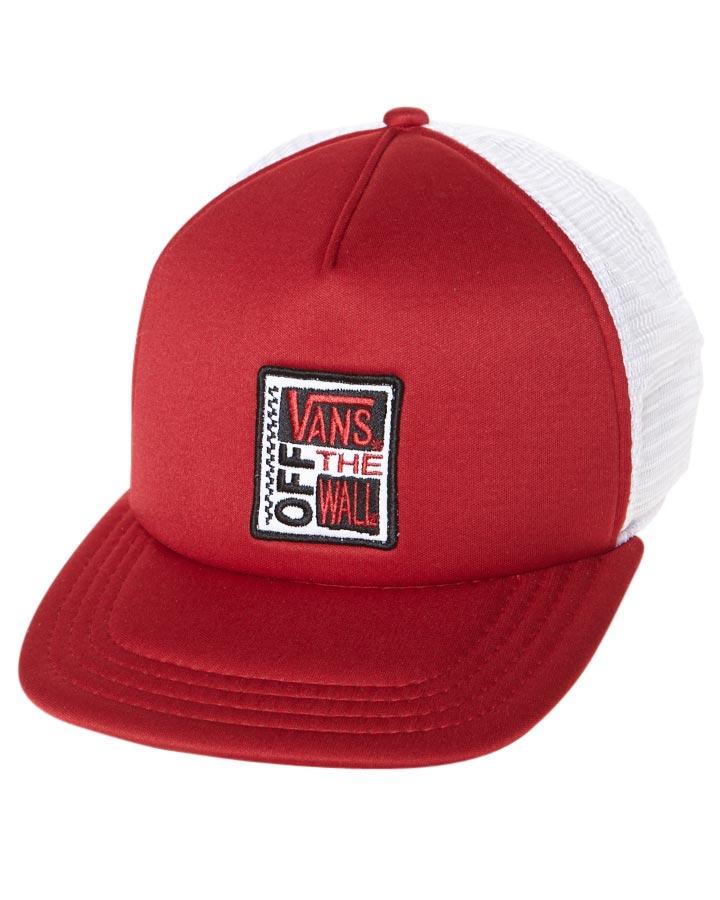 Foto Gorra Trucker Checkerpast De Vans - Rojo