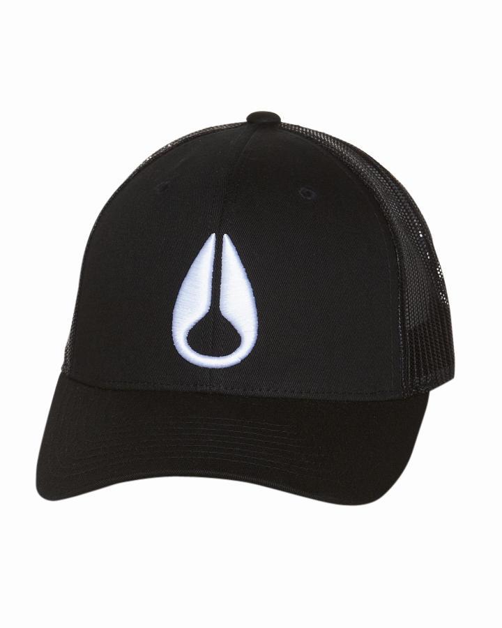 Foto Gorra Trucker Iconed De Nixon - Negro Blanco
