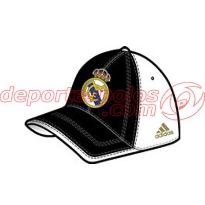 Foto gorra/adidas:real fitted m/l blanco/negro