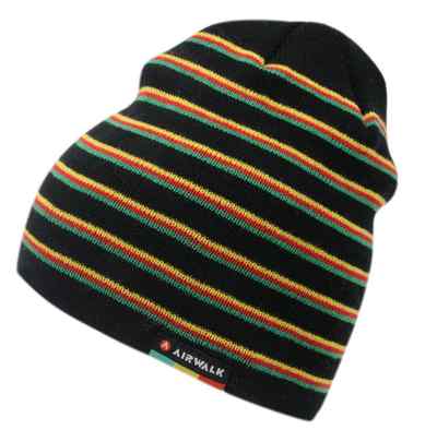 Foto Gorro Airwalk  Stripe Beanie  Rasta Reaggae Hat