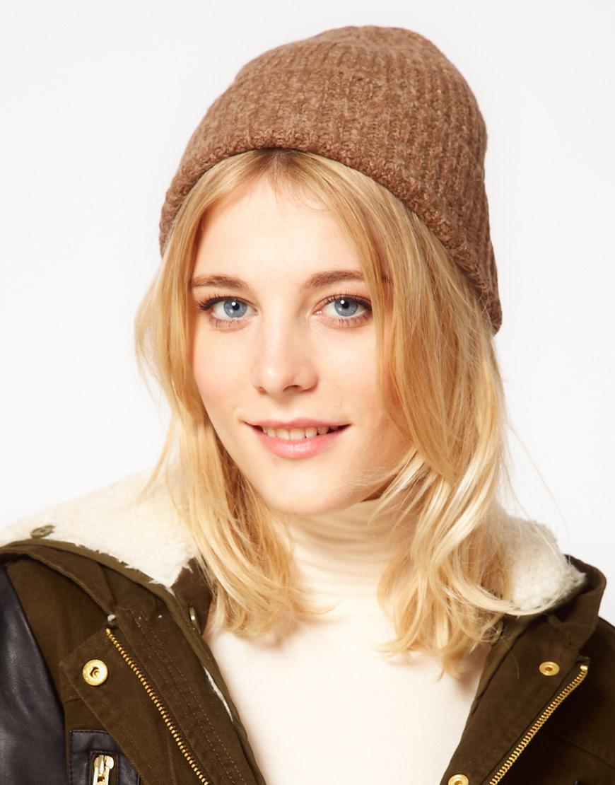 Foto Gorro de punto Ziegfield de Ganni Woodsmoke melange