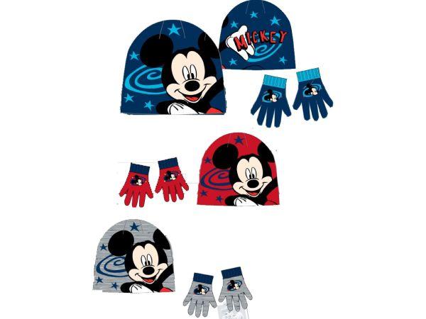 Foto Gorro Juego Guantes Mickey Cara
