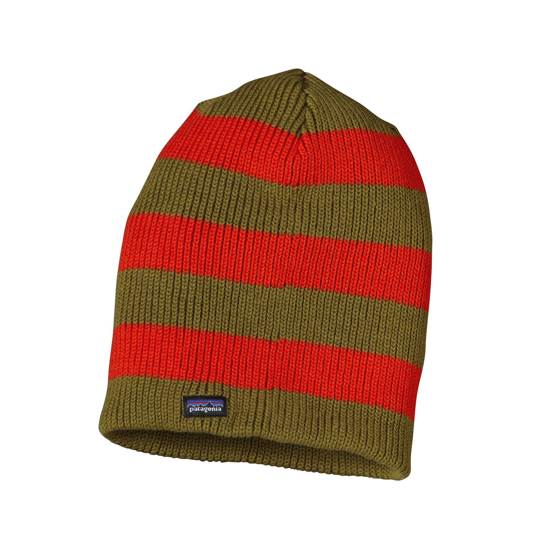 Foto Gorro Patagonia Sloucher verde/rojo , talla única