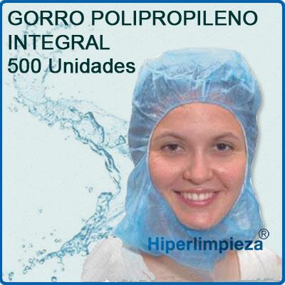 Foto Gorro PP Integral 500 Unid. Azul