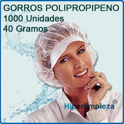 Foto Gorros desechables Visera 40 Gr 1000 Unidades