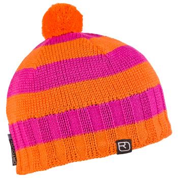 Foto Gorros Ortovox Beanie Stripe - orange/pink