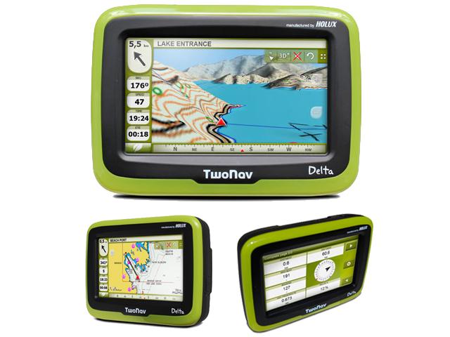 Foto GPS CompeGPS TwoNav Delta Europa + España Topo negro/verde