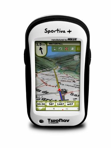 Foto GPS TwoNav Sportiva Plus Negro, con pulsómetro y sensor de cadencia