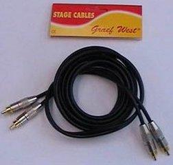 Foto GRAEF WEST 07028 Conexion 2 Rca/2 Rca 2 Mts. Negra
