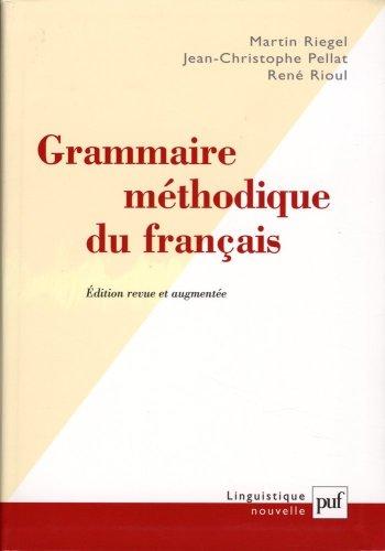 Foto Grammaire méthodique du français (Linguistique nouvelle)