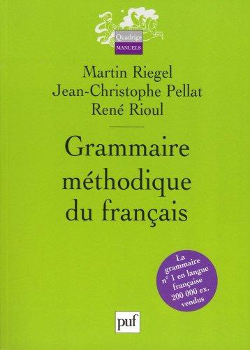 Foto Grammaire méthodique du français (Quadrige Manuels)