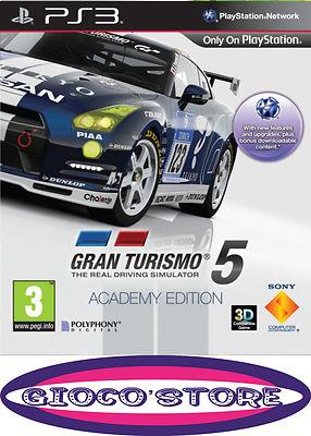 Foto Gran Turismo 5 Academy Edition Gta 5 En Castellano Nuevo Precintado  Ps3