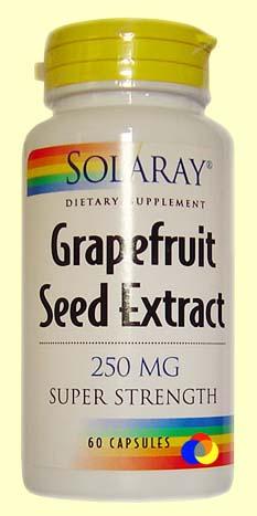 Foto Grapefruit Seed Extract - Extracto de Semilla de Pomelo - Solaray - 60 cápsulas [8520]