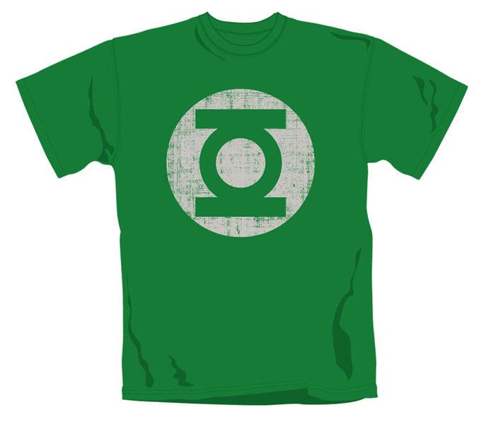 Foto Green Lantern Camiseta Distress Logo Talla L