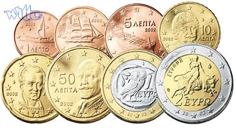 Foto Griechenland 1 Cent -2 Euro, 3 88 2002