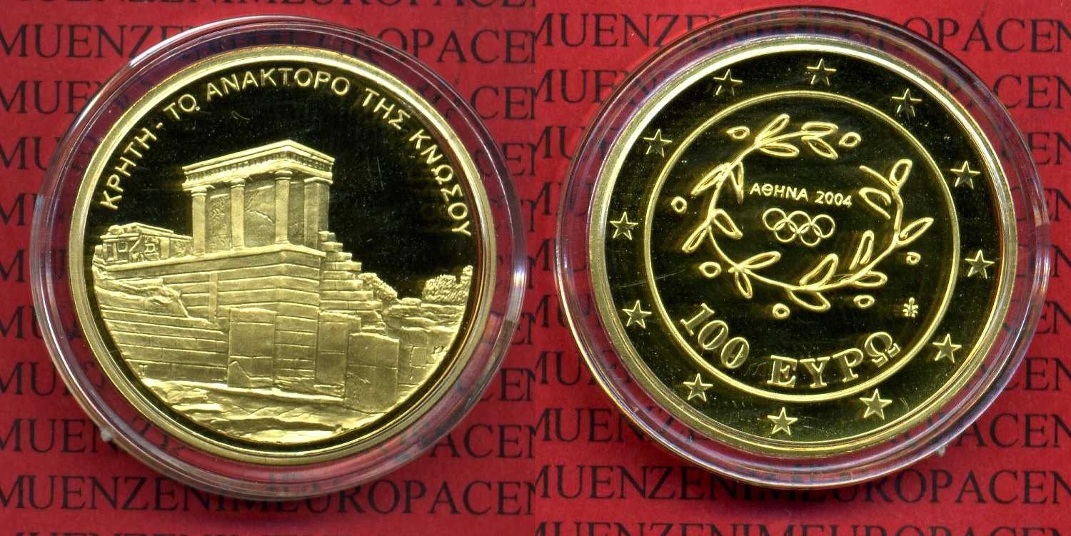 Foto Griechenland, Greece 100 Euro Gold 2004