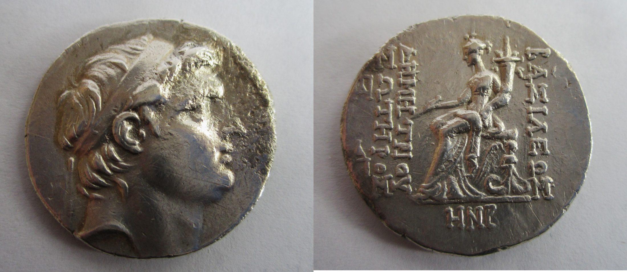 Foto Griechenland Tetradrachme 155-154 v Chr