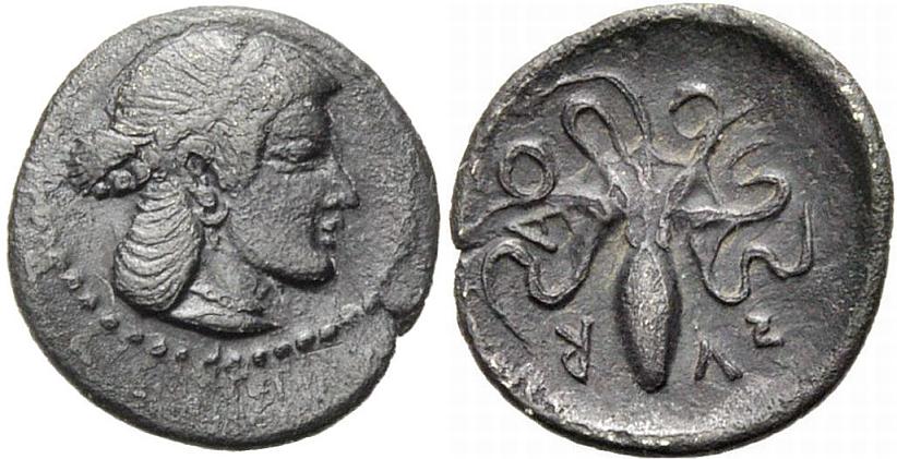 Foto Griechische MÜNzen Ar Litra 474-450 v Chr