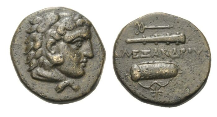 Foto Griechische Münzen Bronze 323 317 Bc