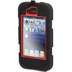 Foto Griffin GB04071 Survivor Military Duty Case For iPhone 4/4S - Black/Red