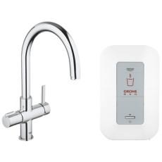 Foto grifo cocina grohe red 4 litros
