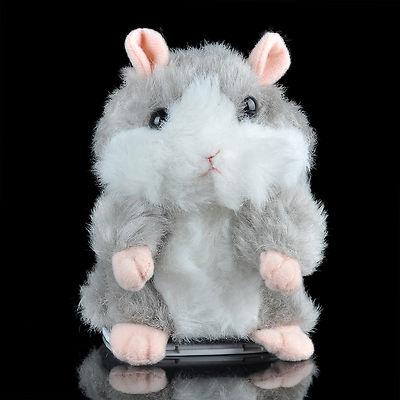 Foto Gris Mascota Peluche Hamster Hablador Repetidor Repite Voz